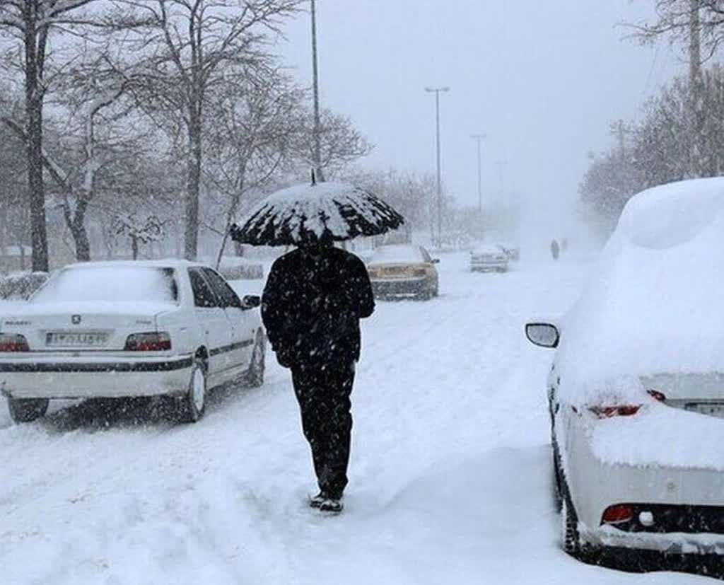 باران و برف در ۹ استان