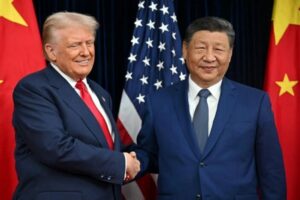 رؤسای جمهور آمریکا و چین پس از ۶ سال با یکدیگر دیدار کردند