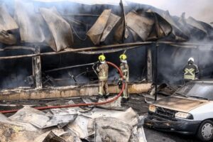 علت حریق بازارچه جنت‌آباد اعلام شد