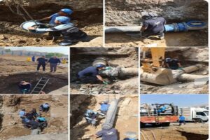 آبرسانی در شبکه توزیع منطقه ۲۲ تهران پس از چندین  ساعت مداوم تلاش بی‌وقفه پایدار شد