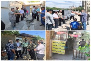 برخورد قاطع قانونی با متخلفان در محله شهران؛ پلمپ باغچه رستوران به دلیل استفاده غیرمجاز از آب شرب
