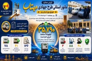 مهتاب؛ گامی دیگر در مسیر بهره‌وری انرژی و پایداری شبکه برق یزد
