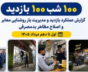 ۱۰۰ شب، ۱۰۰ بازدید؛ گامی برای روشنایی پایدار