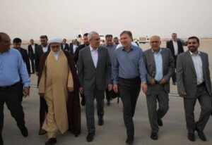 وزیر امور اقتصادی و دارایی وارد عسلویه شد