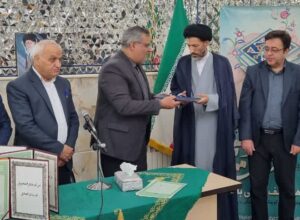 تحویل سند بقعه متبرکه حوض عباس اردکان