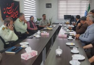 دیدار مسئولان آبفای منطقه ۳ با فرماندهی انتظامی چیتگر