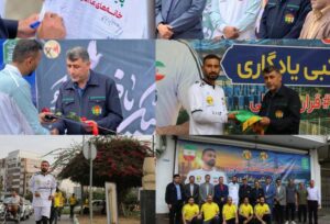 استقبال از سفیر «قرار همدلی» در شرکت توزیع نیروی برق مازندران؛ همراهی ورزشکاران افتخارآفرین با پیام همدلی